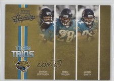 2005 Playoff Absolute Memorabilia Team Trios /150 Byron Leftwich Fred Taylor