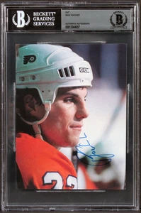 Flyers Rick Tocchet Authentic Signed 4.75x6.25 Cut Signature BAS Slabbed - Picture 1 of 2