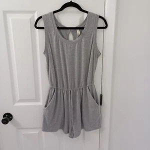 Bebop Be You Be Free, Classic Sleeveless Romper, Jumpsuit, Size M, Color Gray. - Picture 1 of 12