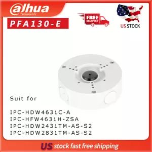 Dahua IPC-HDW4631C-A Wall Mount Bracket PFA130-E Waterproof For Dome IP Camera - Picture 1 of 8