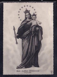 Cartolina Religiosa Maria Auxilium Christianorum Ora Pro Nobis KB435 - Foto 1 di 1