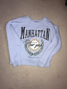New Look 915 Girls Blue Jumper - Age 9 - Picture 1 of 2