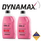 2 X DYNAMAX Cool 1L G12 Coolant Antifreeze CONCENTRATE VW AUDI SKODA SEAT OEM