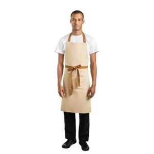 Southside Bib Apron Khaki Beige - 1000x700mm - Picture 1 of 1