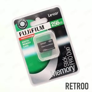 Fujifilm Lexar MemoryStick ProDuo 256MB MagicGate MS Memory Card for Cameras New - Picture 1 of 2