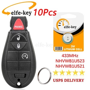 10 4B Remote Key Fob for Dodge Ram 1500 2500 3500 2008-2012 M3N5WY783X, IYZ-C01C - Picture 1 of 8