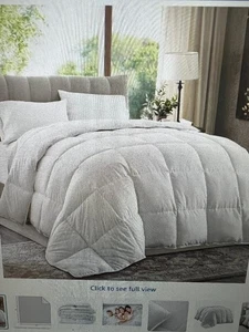 Chezmoi Collection All Season Queen Size Down Alternative Comforter - Plush Micr - Picture 1 of 1