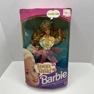 Muñeca Barbie Teen Talk Mattel #5745 1991 de colección - I Really Talk Barbie rubia - Imagen 1 de 10