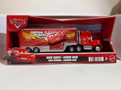Mack Hauler Truck - Disney Pixar Cars Die-cast 1/55 Authentic Mattel New in Box - Image 1 of 4