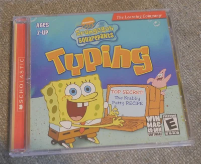 Spongebob Squarepants Typing (2004) PC MAC The Learning Company Kids FREE SHIP! - Image 1 of 3