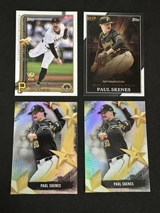 2025 Topps Series One - Paul Skenes BC Lot Of 4 - Pittsburgh Pirates - Picture 1 of 2