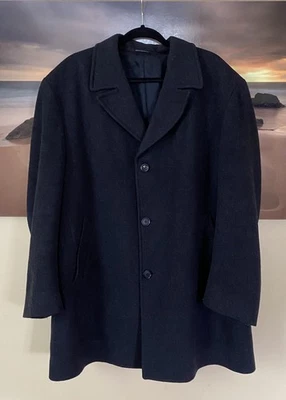 ¿De colección Ralph Lauren Para Hombres M Gris Carbón Mezcla de Lana? Abrigo pecho 52” XL/XXL Foto 1 de 4