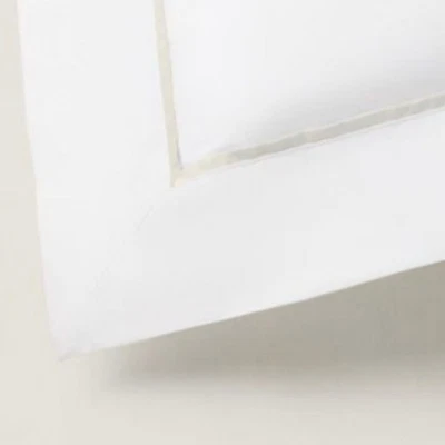 Nuevo Ralph Lauren Europeo Euro Sham Orgánico Palmer Percal Blanco Arena Duna Foto 1 de 4