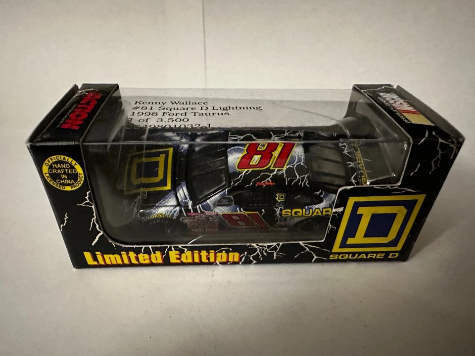 Kenny Wallace Square D Lightning NASCAR 1998 1:64 diecast Foto 1 de 1