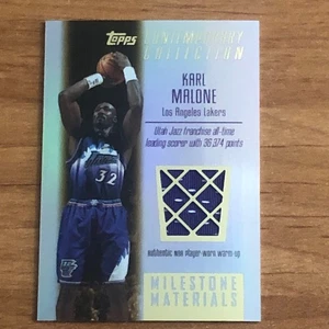 2003-04 Topps Contemporary #MIM-KM Karl Malone Milestone Materials #/250 - Picture 1 of 2