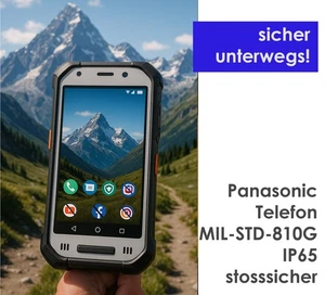 Téléphone Militaire Qualité Panasonic FZ-N1 IP65 MIL-STG-810G Stosssicher - Photo 1 sur 7