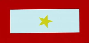 Gold Star Service Banner Aufkleber - Bild 1 von 1