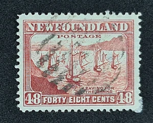 NEWFOUNDLAND 1938 48c SG 228c PERF 13½ FINE USED Cat £14 (CPR26) - Picture 1 of 2