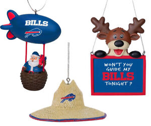 Buffalo Bills NFL FOCO Christmas Ornaments - Multiple Styles Available!