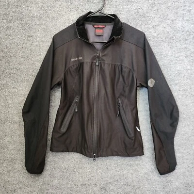 Chaqueta de chándal para mujer Mamut negra cremallera completa cortavientos talla grande Foto 1 de 4