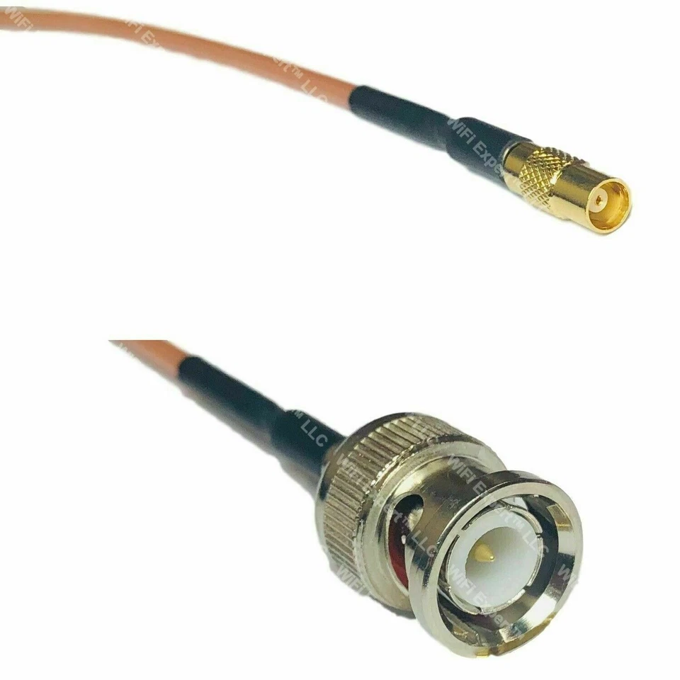 USA-CA RG316 MCX FEMALE to BNC MALE Coaxial RF Pigtail Cable - Image 1 of 1