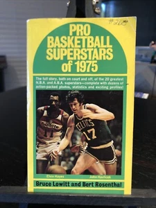 Pro Basketball Superstars of 1975 (Paperback 1975) Lowitt Rosenthal NBA RARE HTF - Bild 1 von 6