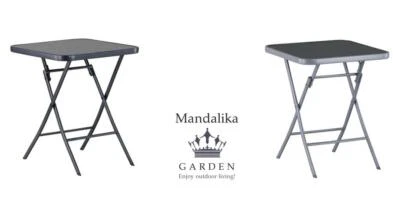 Gartentisch Balkontisch Klapptisch Mandalika Garda 80x80cm klappbar 2.WAHL - Bild 1 von 4