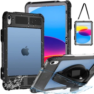 Case For iPad 10th/9th/8 Generation Waterproof Heavy Duty Shockproof Stand Cover - Picture 1 of 17