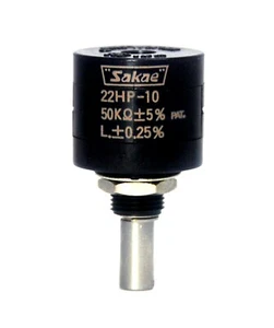 1pc 50KΩ Precision 10 turns VR Potentiometer 22HP-10 Lin +/-0.25% Sakae Japan - Picture 1 of 7