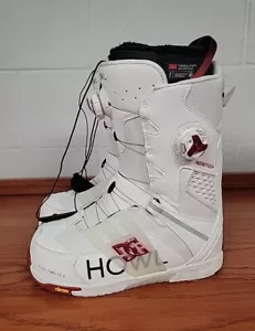 DC X Howl Phantom BOA Snowboard Boots White/Red Vibram Aerotech Men Size 8 NEW - Picture 1 of 12