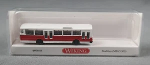 WIKING 097008/0970 08 Spur N,1:160 Stadtbus (MB O 305) weiß/rot NEUHEIT 2024! - Imagen 1 de 4
