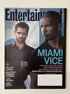 MIAMI VICE * COLIN FARRELL JAMIE FOXX July 28 2006 ENTERTAINMENT WEEKLY MAGAZINE - Imagen 1 de 8