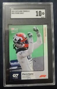 PIERRE GASLY 2020 TOPPS NOW FORMULA 1 #1 RC SGC 10 🔥Pop. 17🔥