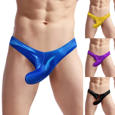 Hommes Éléphant Nez Micro String Sous-Vêtements En String G-String Bikini / - Immagine 1 di 4