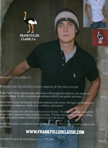 2006 PRINT AD - FRANK FULLER CLASSIC CO. BEKLEIDUNGSWERBUNG - MODISCH, BEQUEM - Bild 1 von 1