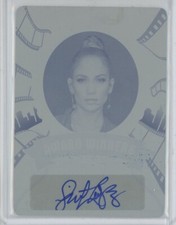 Jennifer Lopez 2012 Leaf Pop Century Printing Plate Auto Autograph True 1/1