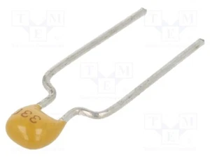 33pF 5mm THT C0G Capacitor: Ceramic 50V 5% - Picture 1 of 1