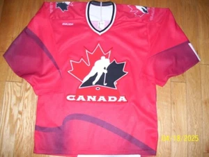 Team Canada Vintage 1990's Bauer Hockey Jersey Size Medium - Bild 1 von 3