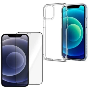 VERRE TREMPÉ + COQUE ANTICHOC TRANSPARENTE Pour APPLE IPHONE 12 MINI PROTECTION - Photo 1 sur 11