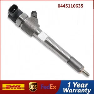 0445110635 Common Rail Diesel Fuel Injector for Bosch Maxus V80 2.5 Euro 5 - Picture 1 of 7