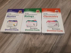 GCSE OCR Combined Science, Gateway Revision Cards Biolog Physics & Chemistry KS4 - Picture 1 of 2