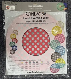 CanDo Handübungsnetze für Physiotherapie, Griffkräftigung und Hand, 14 Zoll - Bild 1 von 1
