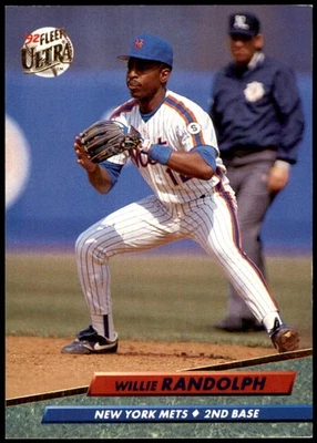 Willie Randolph 1992 Ultra #536 Mets MLB READ FREE SHIPPING AutographDen - Image 1 of 2