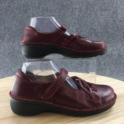 Naot 鞋女式 39 Primrose Mary Jane 勃艮第舒适圆头钩环 — 第 1/4 张图片