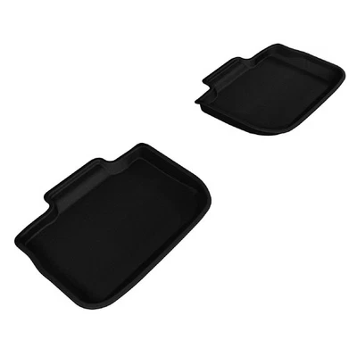 3D MAXpider Custom Fit Kagu Black 2nd Row Floor Liners for Charger Chrysler 300 - Imagem 1 de 4