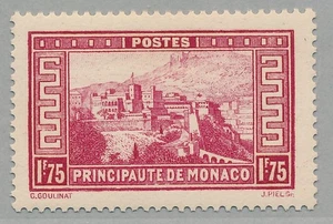 Briefmarke Monaco 128* postfrisch mit Scharnier - Bild 1 von 1