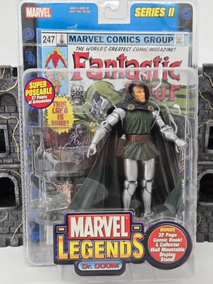Figura de colección Marvel Legends Fantastic Four Dr Doom Unmasked Series II 6" NUEVO Foto 1 de 3