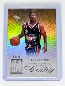 2012-13 Panini Elite Series Turn of the Century #16 Steve Francis /99 Rockets - Foto 1 di 2