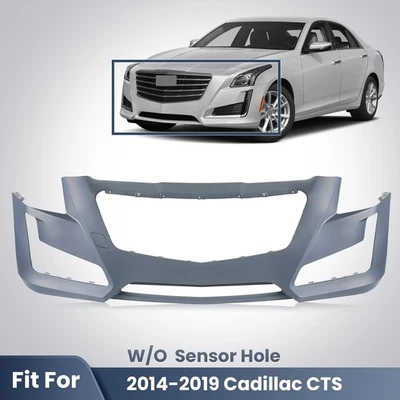 For 2014-2019 Cadillac CTS Front Upper Bumper Cover w/o Sensor Hole 84033411 Foto 1 de 4