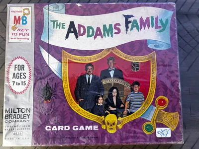 Vintage 1965 Milton Bradley Addams Family Card Game Complete W/Box-Rare - Image 1 of 4